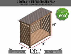 4x8 shed plans