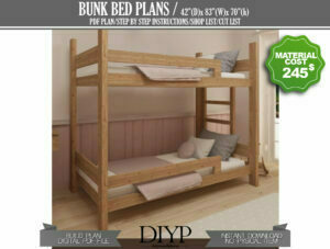 DIY Bunk Bed Plan , Twin size bunk bed, Toddler bed frame, kids furniture plans, build your own bunk bed Diy bunk bed plan,Twin size bun bed,Toddler bed frame,Kids furniture plan,Bunk bed plans,Twin size toddler bed,DIY Twin Beds Plan,PDF plan Kids,Platform Bed Plan,Loft Bed Plan,DIY Wooden Bed,Toddler Bed,Nursery bed plan,Kids bed plan